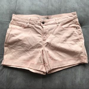 Peach shorts NWOT
